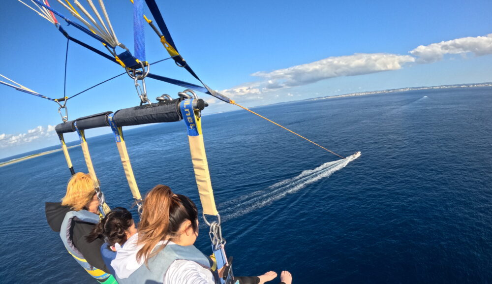 【4月13日】那覇発チービシコース・パラセーリング